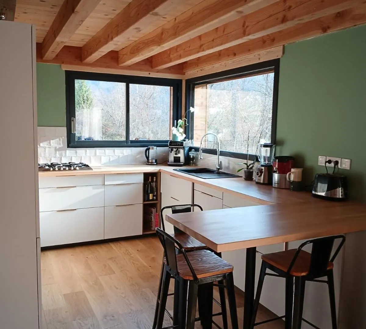 Magnifique Chalet Niche Entre Lac & Montagne Allemont France
